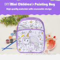 DIY Painting Bag Backpack Children's Bag